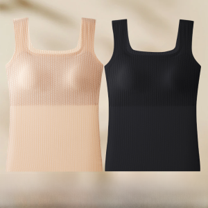 MiiOW | เสื้อกั๊กสายเดี่ยวผ้าไหมน้ำแข็งสำหรับผู้หญิง ฤดูร้อน 2025 เสื้อกั๊กแบบบาง ไร้ตะเข็บ ใส่ด้านในได้ ดีไซน์หลังสวยงาม เสื้อผ้าทำงาน