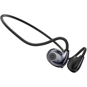 ZUZG Bluetooth Headphones Open Ear Air Conduction Headphones Bluetooth 5.2 Wireless Headsets with Built-in Mic 10 Hrs Playtime Waterproof Sport Headset for Running Cycling Hiking Driving (Black 2023)