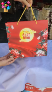 [MẪU SANG TRỌNG] Combo 5 Vỏ Hộp Bánh Trung Thu 6 Bánh –  Giá Rẻ Hoạ Tiết Ép Nhũ Cao Cấp