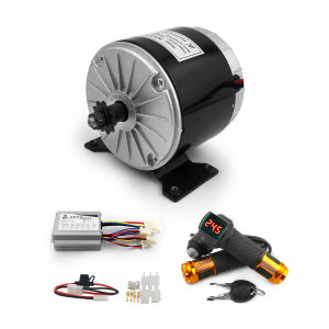 MY1016 2750 rpm 24V 36V 350W 11T sprocket 25H Chain Drive high speed Motor With Foot Pedal Throttle