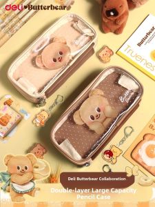 FEIYU | Large Capacity Aesthetic Transparent Pencil Case Multilayer