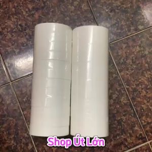 Băng keo 2 mặt trắng rộng 48cm cây 6 cuộn Băng keo 2 mặt trắng rộng 24cm 1 cây 12 cuộn lõi 3mm nặng 900gram