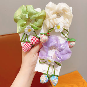 Cute Strawberry and Flower Headband High Elasticity