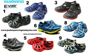 SHIMANO EVAIR SHOES BLACK RED (100% ORIGINAL)