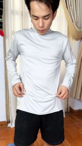 Áo giữ nhiệt nam Thu Đông cổ cao 3 phân chất thun Thu Đông co giãn tốt form ôm VNO124