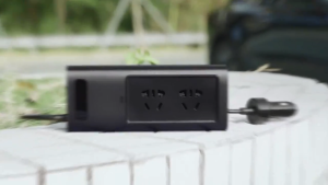 Baseus 150W Car Inverter Pro Power Strip 12V to 220V Car Fast Charging Dual AC Port for EU/ CN Plug Auto Parts 12V Model Universal Digital Display