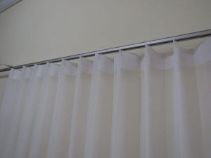 Vitrase Dalaman Gorden Transparan Jendela Minimalis Tile Import Polos poil