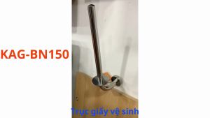 Trục để giấy vệ sinh Inox Bảo KAG-BN150 kệ móc giấy toilet thiết kế hiện đại SUS304 gọn gàng sang trọng