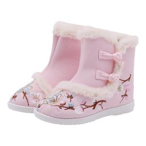 SHIPAILUO | Winter Baby Thick Red Cloth Shoes