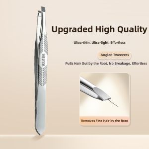 MONLEYTA | Ultra-light Stainless Steel Eyebrow Tweezers & Pliers for Hair Removal