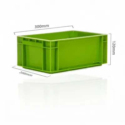 Industrial Style Thickened Olive Green Logistics Crate 300x200x120mm
