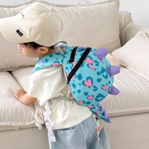Cute Dinosaur Childrens Backpack 2025 New Outgoing Baby Bag Kindergarten Boys Backpack Waterproof Zipper Medium Capacity