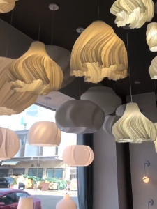 Nordic Dining Light Creative Kitchen Bar Chandelier Ceiling Lights Modern Cafe Decorative Hanging Light Bedroom Bedside Pendant Light 3D Printing Lights