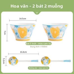 Dụng Cụ Ăn Bữa Chống Nóng Gốm