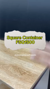FSQ1500 Square Disposable Plastic Food Container Bekas Petak Bekas Plastik Makanan Persegi