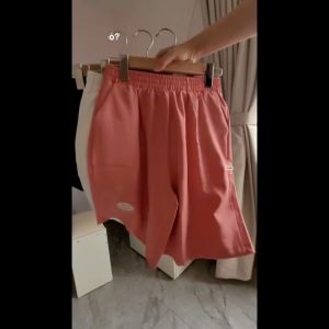 Quần short nữ mẫu mới hè thu mặc cực mát mẻ sooc ngố cạp thun co giãn logo chữ hàng đẹp m229