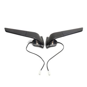 Motorcycle Rearview Side Mirrors Wind Wing Adjustable Rotating with LED Light Rearview mirror For Yamaha YZF R1 r1 M 2020 - 2025