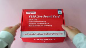 Siborie Soundcard F999 Audio USB External Sound Card mic Mixer Bluetooth phone PC