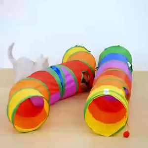 Channel Mainan Persediaan Peliharaan Mainan Terowongan Kucing Terowongan Mainan Kucing Pet Cat Toy