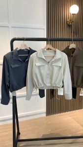 B3940 Jaket Waist Pull Dengan Padded Shoulder