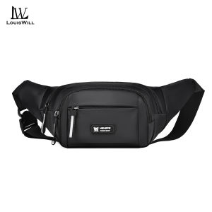 LouisWill Fashion Chest Bag Waist Bag Waterproof Sports Bag Large Capacity Outdoor Running Bag Casual Bag Cross Body Bag Fitness Bag Phone Bag Travel Bag Business Bag