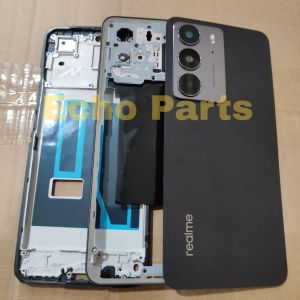 Cassing Housing Fullset Beckdor Bezzel + Frame Tulang Tengah Tatakan Lcd  Tombol Luar On Off Volume Ring Kaca Kamera Realme C75
