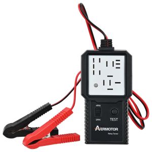 Máy Kiểm Tra Rơle Ô Tô Aermotor 12V 24V Thiết Bị Phát Hiện Rơle Điện Tử Máy Kiểm Tra Ắc Quy Ô Tô Dụng Cụ Chẩn Đoán Cho Phân Tích Máy Phát Điện