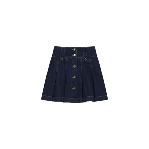 NIHAOKANONG | Chân Váy A-line Mini Cao Waist Có Khóa Kim Loại