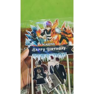 Cake Topper kue ulang tahun karakter  Nusa & Rara gratis custom nama