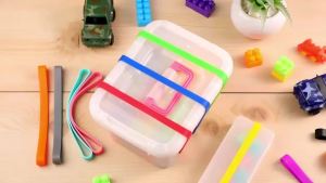 1Pc Beach Towel Bands Beach Chair Clips Rubber Band Colorful Beach Towel Clips Windproof Lightweight Towel Holder Clamps