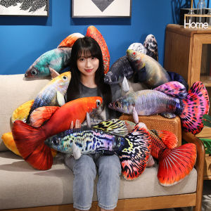 40/60CM Simulated Guppy Plush Toys Vivid Stuffed Fish Doll Beautiful Guppy Soft Pillow For Sofa Home Decoration
