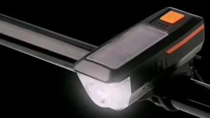 Năng lượng mặt trời xe đạp ánh sáng USB sạc điện hiển thị MTB núi đường xe đạp phía trước đèn với sừng Đèn Pin Xe Đạp ánh sáng