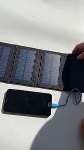 20W แผงโซล่าเซลล์พับได้ ชุด ชาร์จแบตเตอรี่โทรศัพท์มือแผ่นชาร์จมือถือ พลังงานแสงอาทิตย์ แผ่นเครื่องชาร์จ และสำหรับคุณ 2 แผ่งโซล่าเซลล์