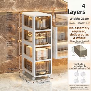 BIREN | Narrow Space Bathroom Storage Shelf