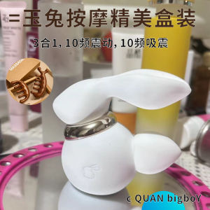 Silent Mini Electric Rabbit Face Massager Tool for Women Eye Massage Stick Vibrating Massage Instrument USB Powered Device