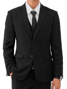 ชุดสูทเสื้อโค้ทผู้ชายชุดสูทเข้ารูปชุดทางการธุรกิจลำลองชุดสูทชิ้นเดียวเพื่อนเจ้าบ่าวไซส์ใหญ่พิเศษสำหรับวัยรุ่นสไตล์เกาหลีใส่ทำงาน