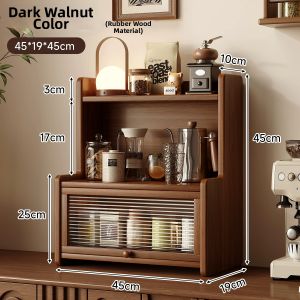 Dustproof Wooden Cup Organizer