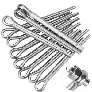 225/175/140pcs 304 Stainless Steel Cotter Pin for Automotive Mechanic Power Equipment Car Hairpin U-pin Split Pins Kit