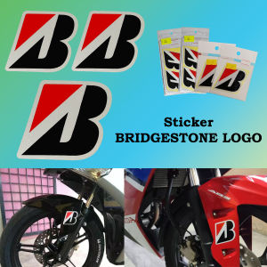 Sticker Logo BRIDGESTONE Single Double Reflective Pantul Cahaya