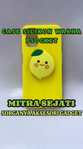 Mitra Sejati Case Silikon Warna Popsocket Casing Handphone