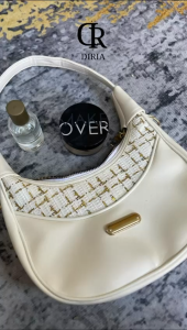 TAS BAHU WANITA ELEGAN VIENNA BY DIRIA SHOULDER BAG KEKINIAN TAS BULAN BRANDED LOOK