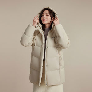 BOSIDENG | Thickened Windproof Warm Down Jacket for Women Hooded