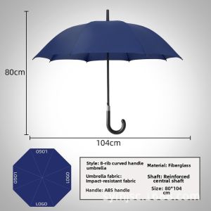 MOLORE | Promotional Hook-Handled Sun Umbrella Semi-Automatic