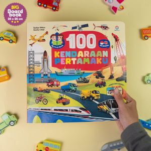 Boardbook Anak 100 Kendaraan Pertamaku Ziyad Books