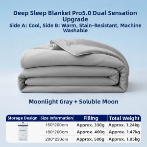 HLA | Deep Sleep Cooling Antibacterial Washable Summer Blanket Thin