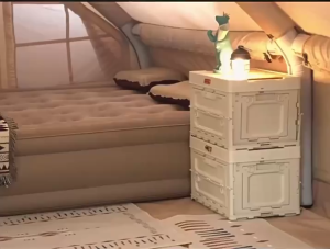 <𝙇𝒂𝙯𝑺𝙜𝑴𝙖𝒍𝙡> Automatic Inflatable Sofa Air Mattress Outdoor Camping Portable Folding Simple Bed