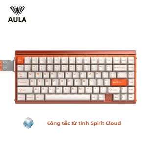 AULA | AULA HERO75 HE 75% Bàn Phím Cơ Công Tắc Từ Tính RGB Chơi Game Ba Chế Độ Kích Hoạt Nhanh 8KHz Polling Hot Swap Esports Có Dây USB