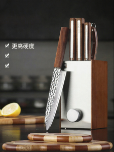 Cate Maker | Kitchen Knife Set Stainless Steel Chef Knife Cutting Chopping Fruit Knife Set for Home Use Ergonomic Handle Durable Blade