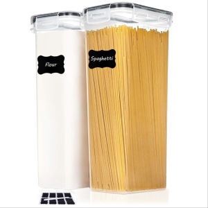 Airtight Food Storage Containers with Lids 2/4 PCS 2.8L Pasta Containers for Pantry Organization and Storage BPA Free Kitchen