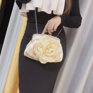 2023 New Arrival Han Chinese Clothing and Bags Chinese Ancient Style Fairy Flower Small Bag Cheongsam Chinese Style Banquet Women Bag Handbag Crossbody